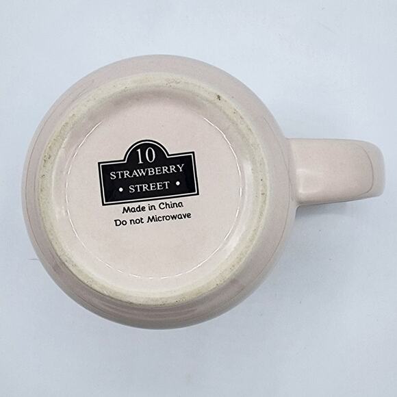 10 Strawberry Street I'm Engaged Duh Ring Light Pink Gold Ceramic Coffee Tea Mug - Picture 8 of 10